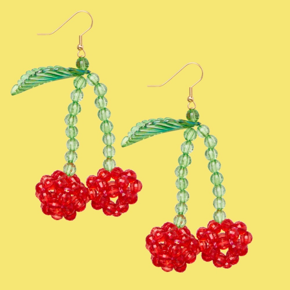 Susan Alexander NYC Lolita Fruit Earrings, NEW